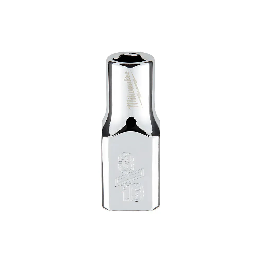 1/4 in. Drive 3/16 in. SAE 6-Point Socket