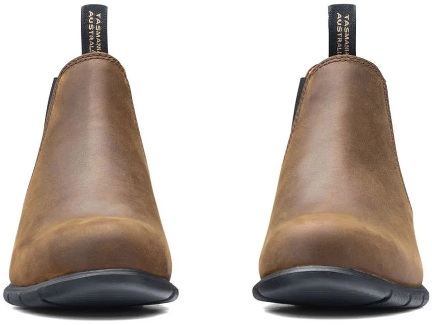 1970 - Series Ankle Boot Antique Brown - Women's|-|1970 - Bottillon Série avec talons bas brun - Femme
