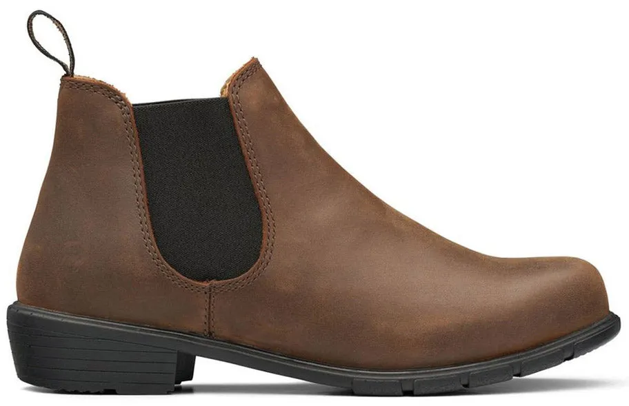 1970 - Series Ankle Boot Antique Brown - Women's|-|1970 - Bottillon Série avec talons bas brun - Femme