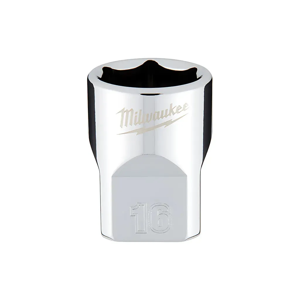 3/8 in. Drive 16mm Metric 6-Point Socket