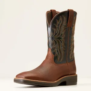 Ariat Men's Ridgeback Deepest Clay/Black Barrel Western Boot