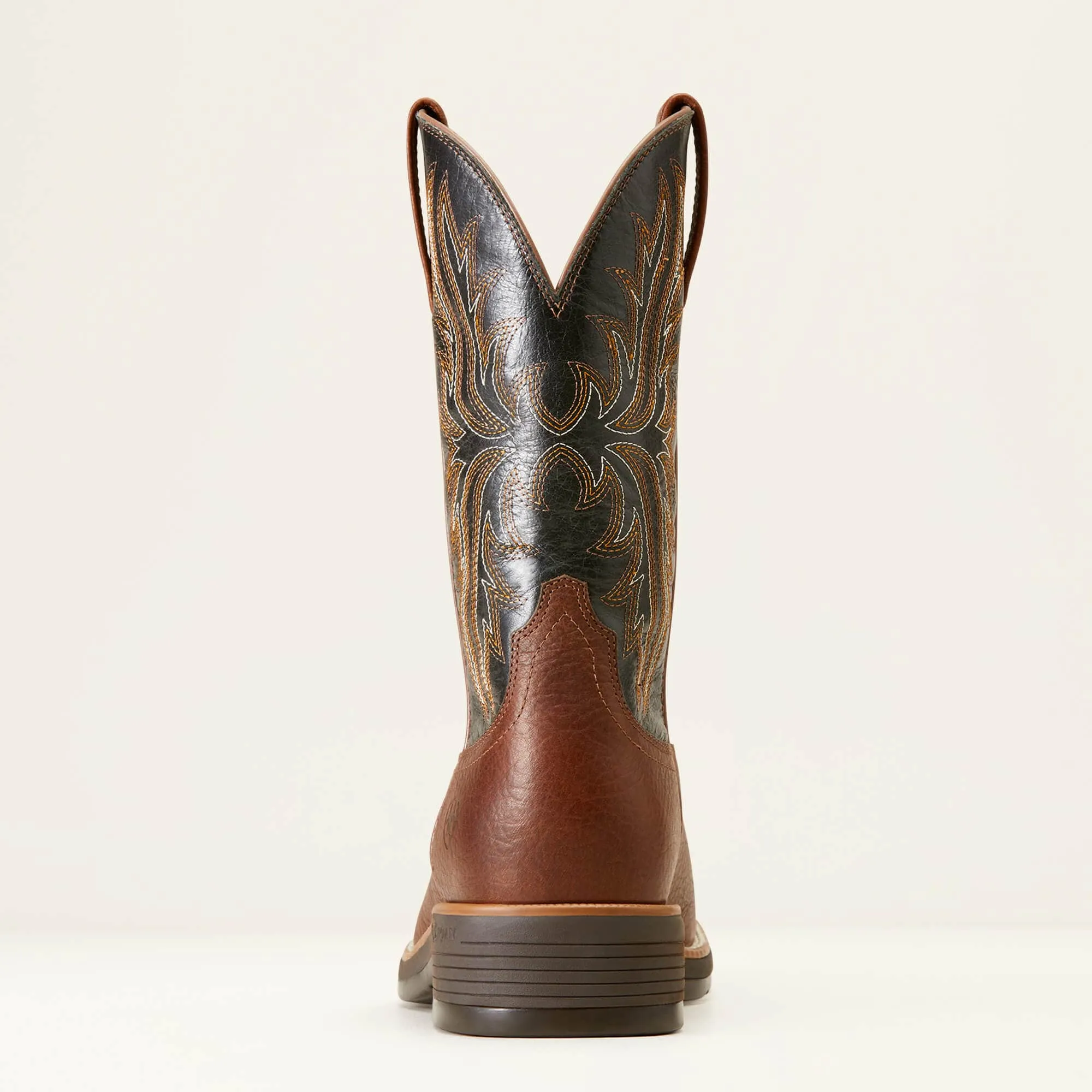 Ariat Men's Ridgeback Deepest Clay/Black Barrel Western Boot