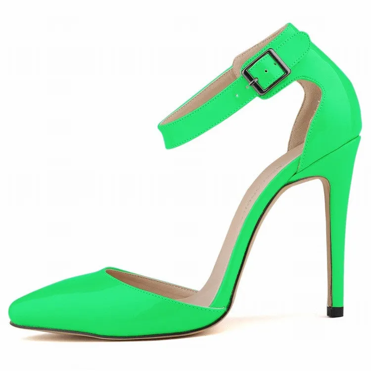 Beauty Pointed High Heel Patent Leather Shoes