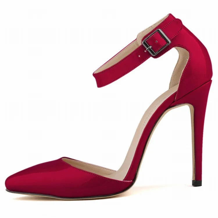 Beauty Pointed High Heel Patent Leather Shoes