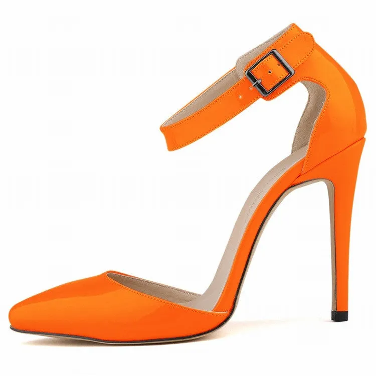 Beauty Pointed High Heel Patent Leather Shoes