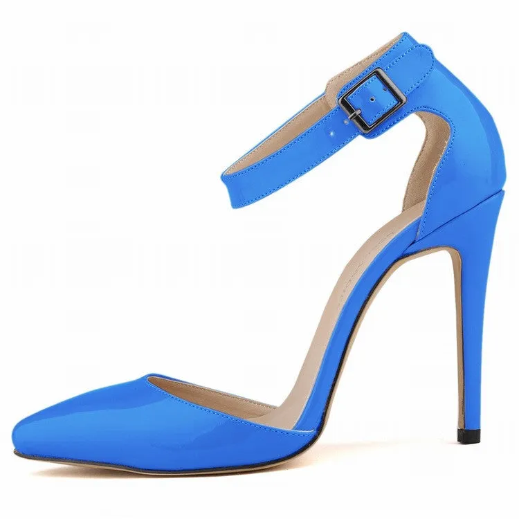 Beauty Pointed High Heel Patent Leather Shoes