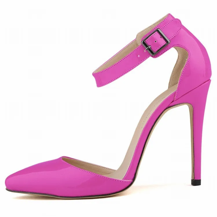 Beauty Pointed High Heel Patent Leather Shoes