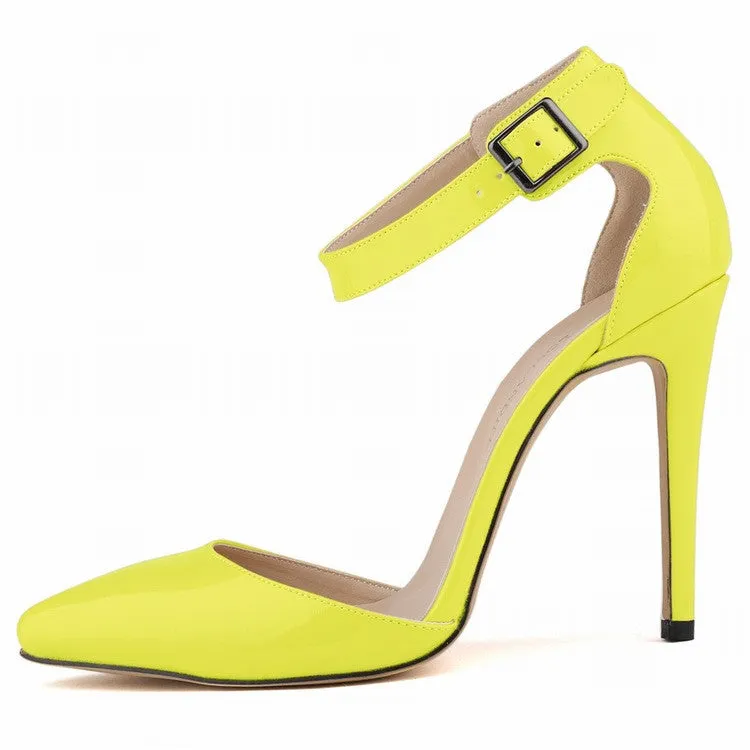 Beauty Pointed High Heel Patent Leather Shoes