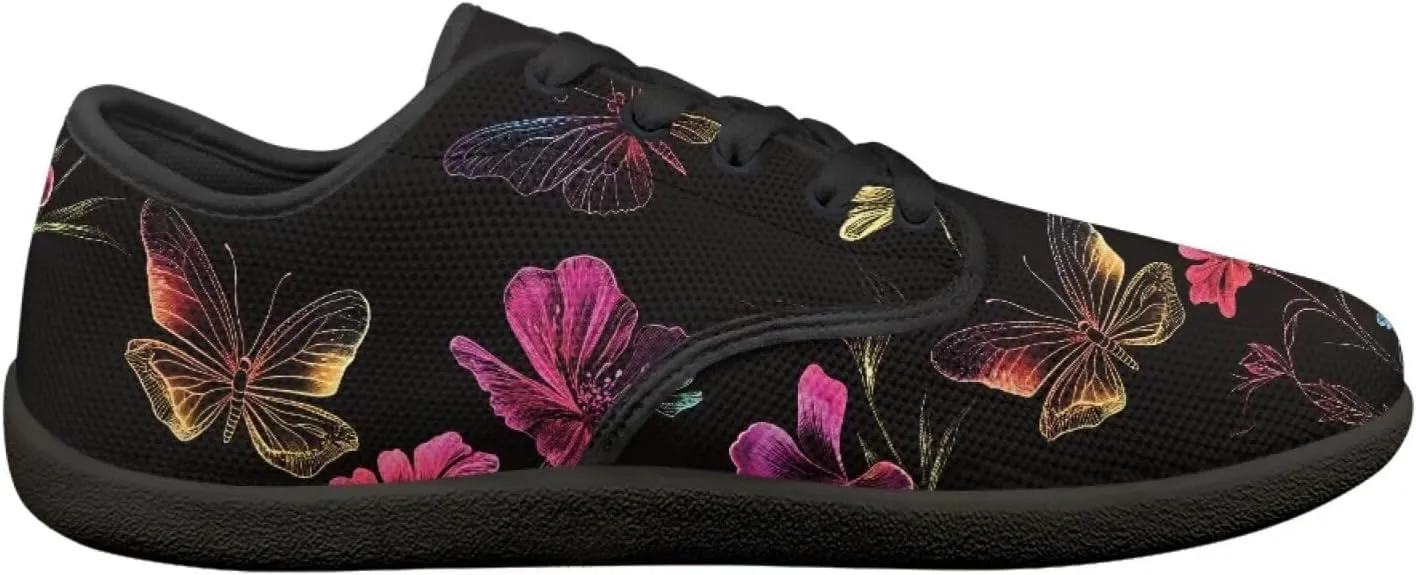 Butterfly Women's Casual Sneakers Barefoot Shoe Minimalist Womens Fashion Sneaker Comfort Casual Dress Shoes