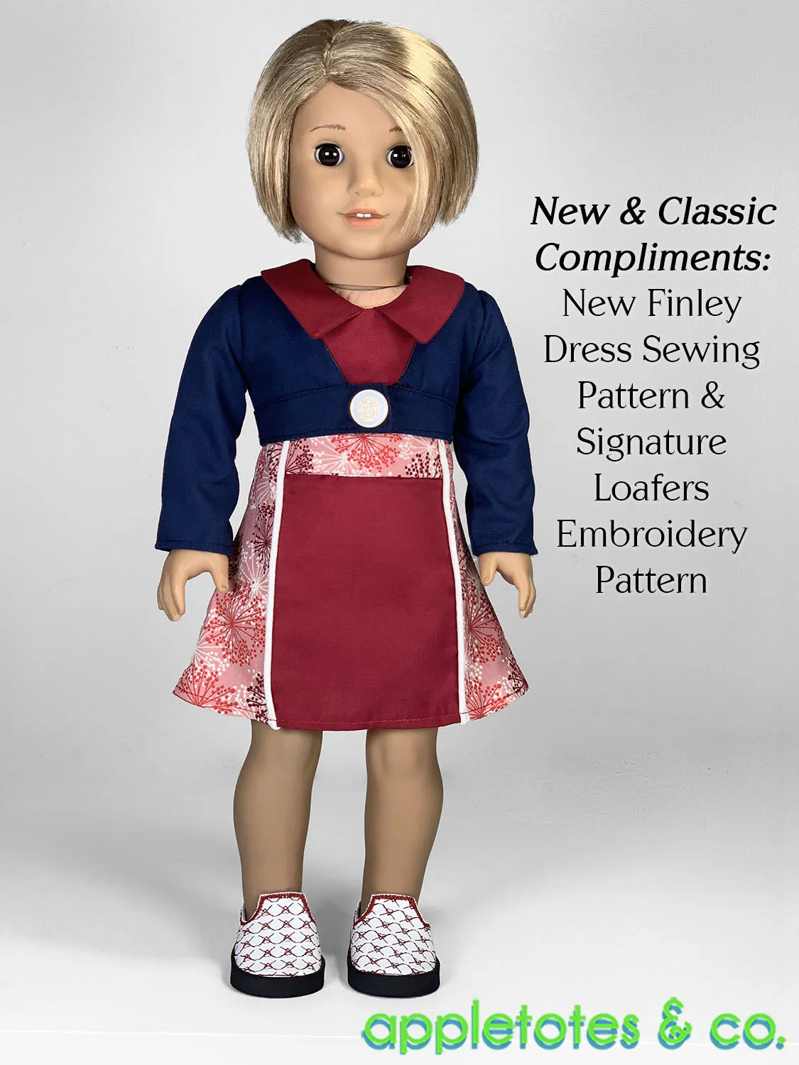 Candace Cropped Jacket 18 Inch Doll Sewing Pattern