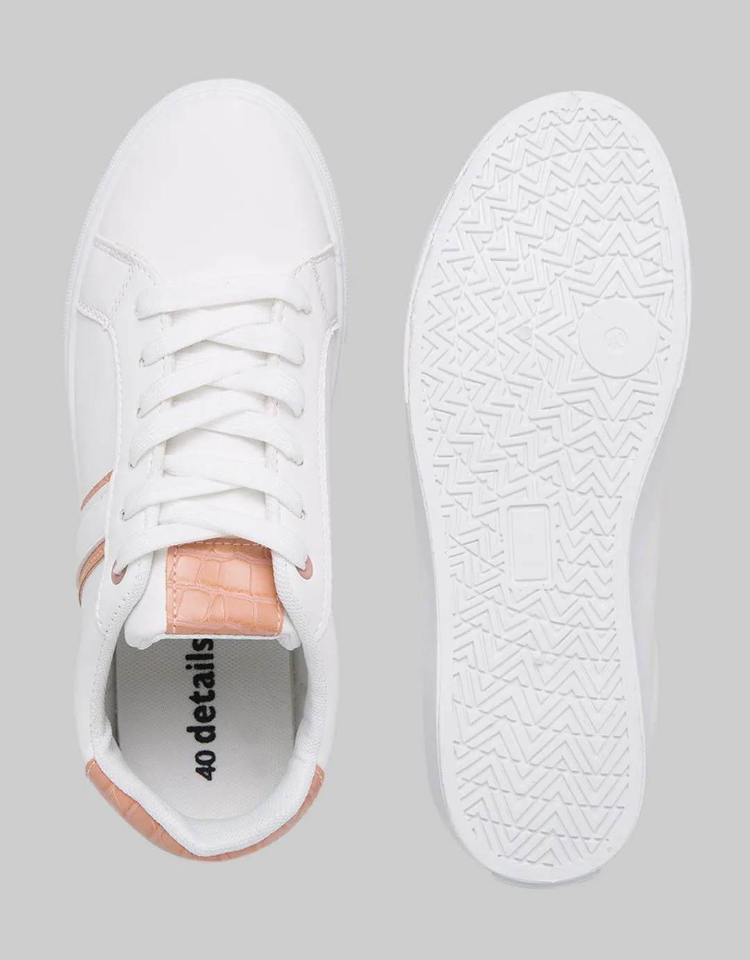 Details Sneakers Woman Line Contrast