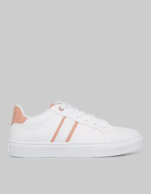 Details Sneakers Woman Line Contrast