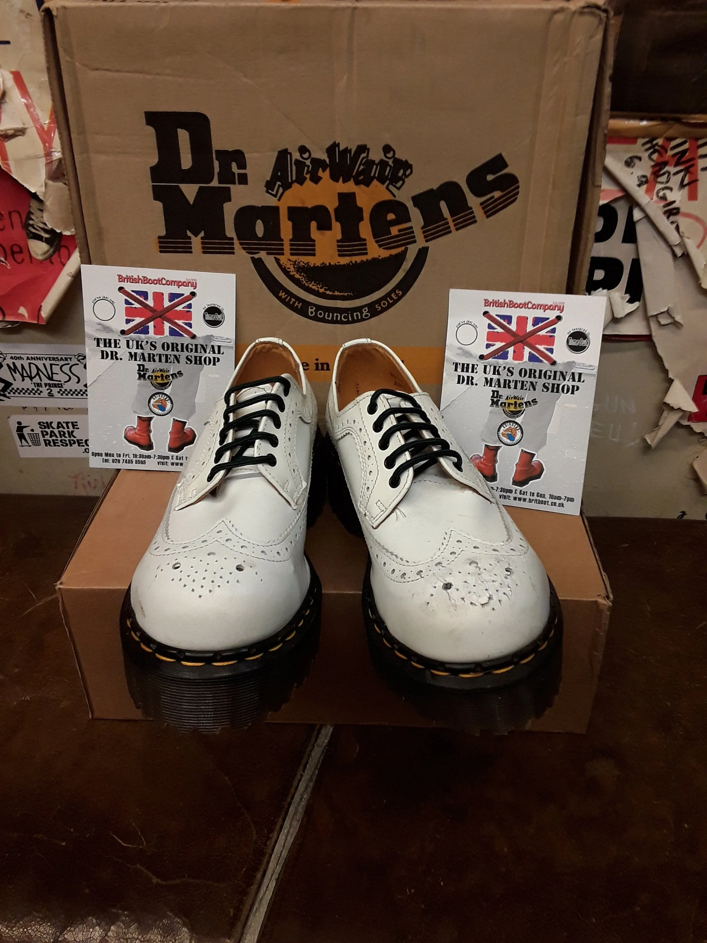 Dr Martens 1995z Bex Sole White Steel Made in England