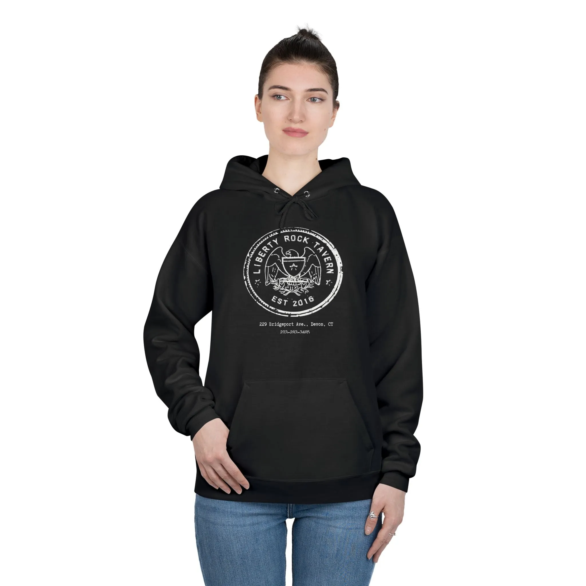 Eco-Friendly Pullover Hoodie - Liberty Rock EST 2016