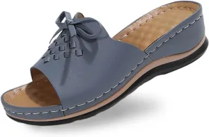 Fashionable Women's Slippers Comfortable Open Toe Wedge Sandals for Casual Relaxation Summer Stylish Footwear