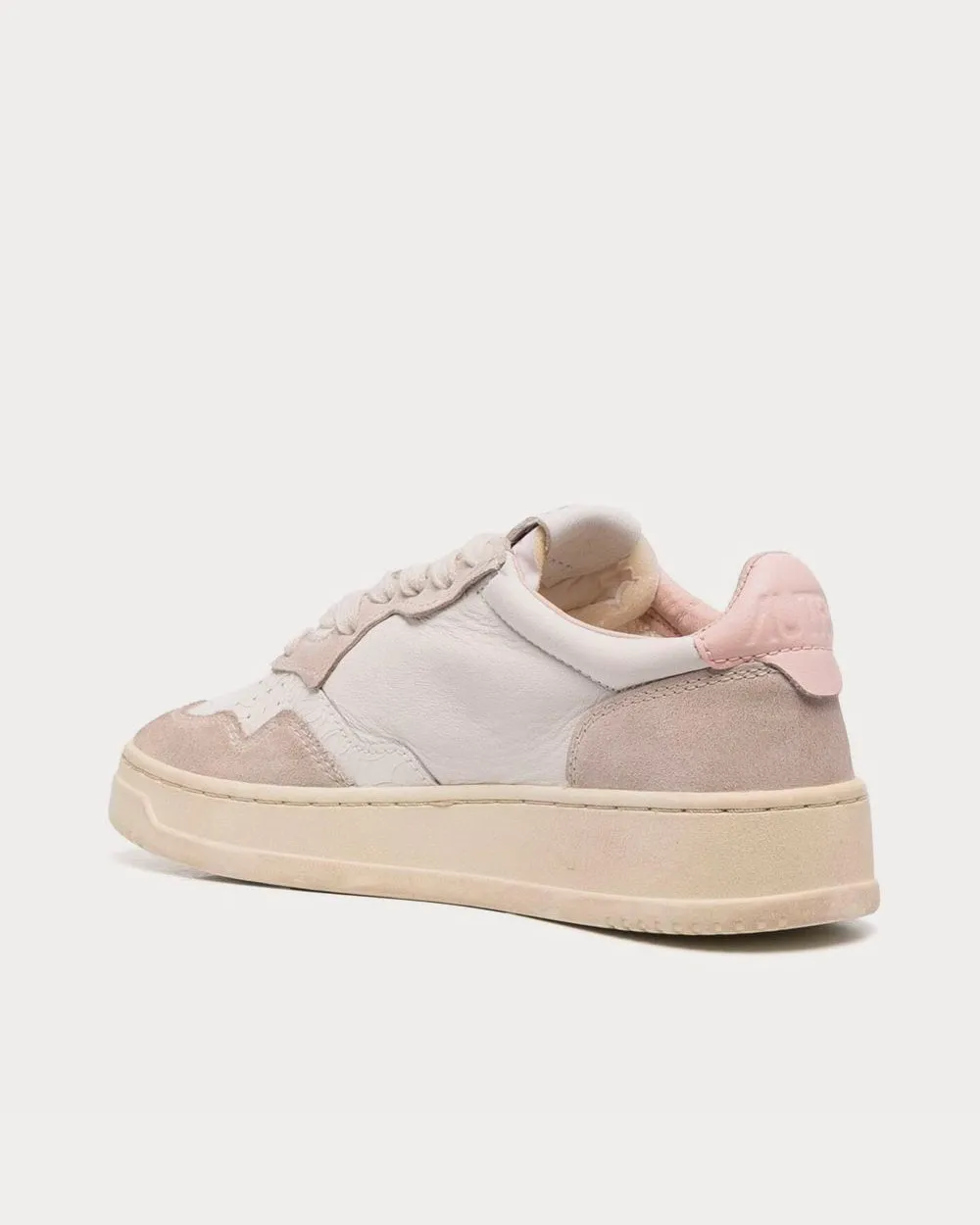 Game Set Match! Cream / White Low Top Sneakers