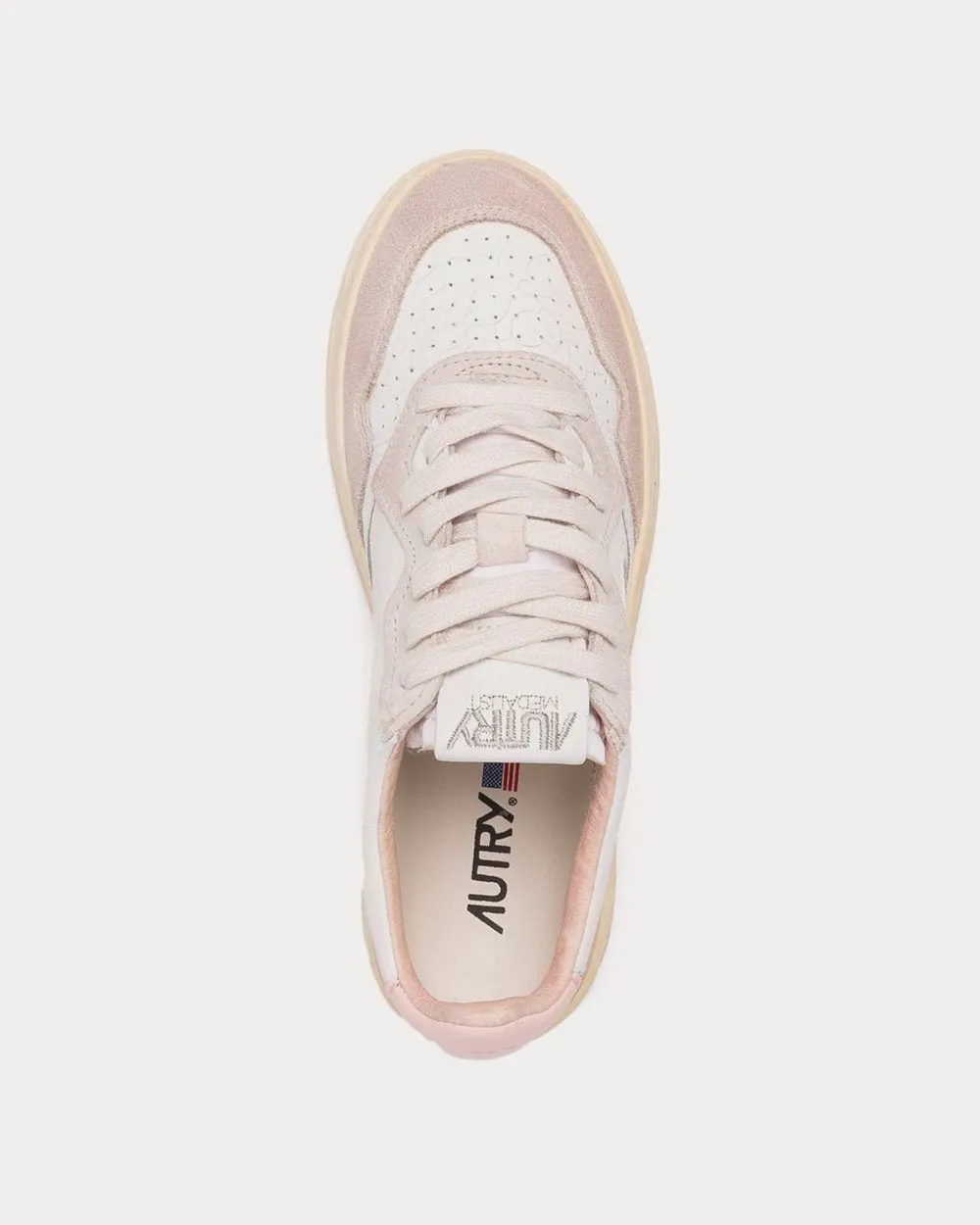 Game Set Match! Cream / White Low Top Sneakers