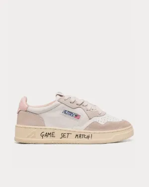 Game Set Match! Cream / White Low Top Sneakers