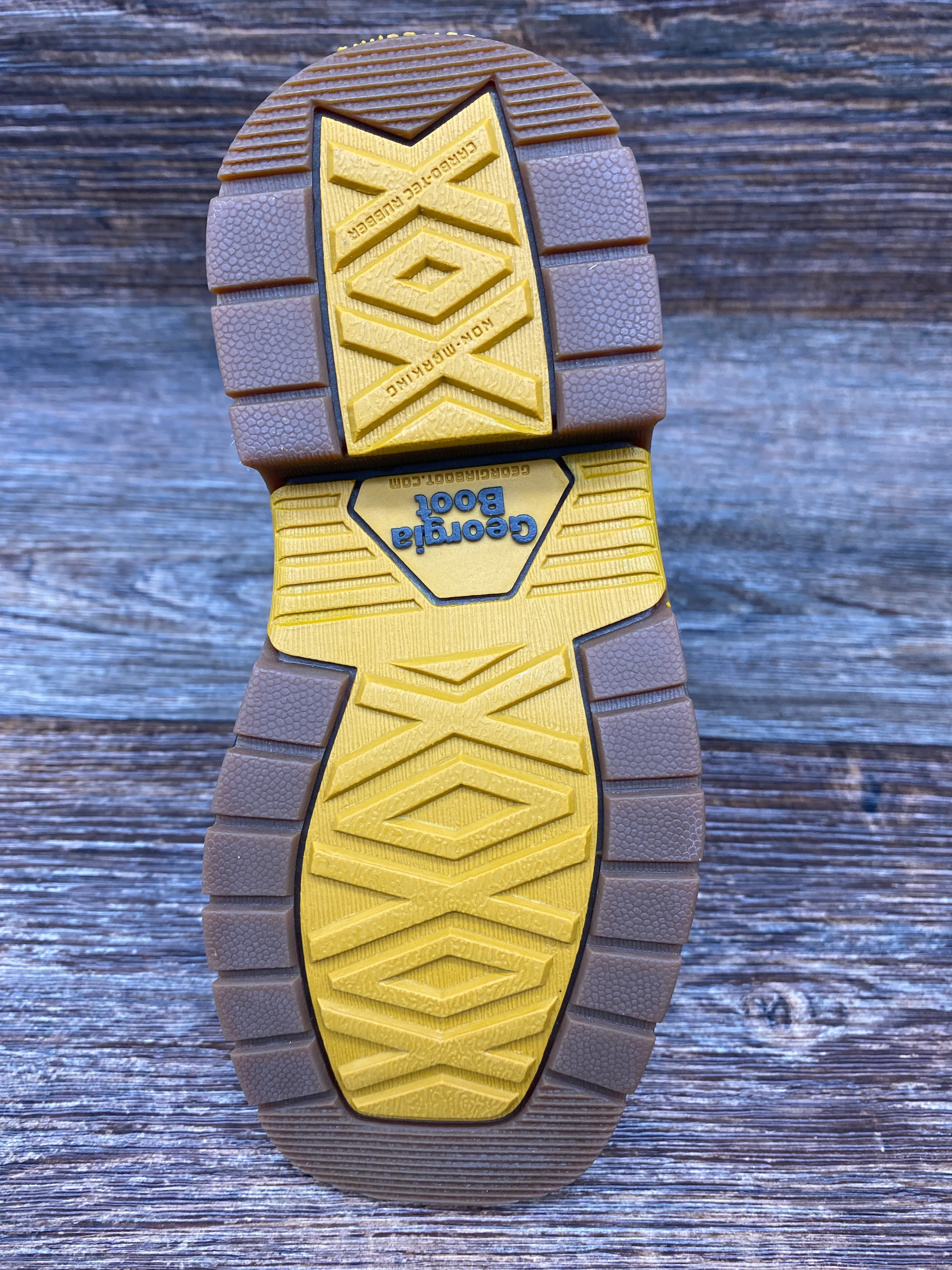 gb00343 Kid's Carbo-Tec Square Toe Work Boot by Georgia