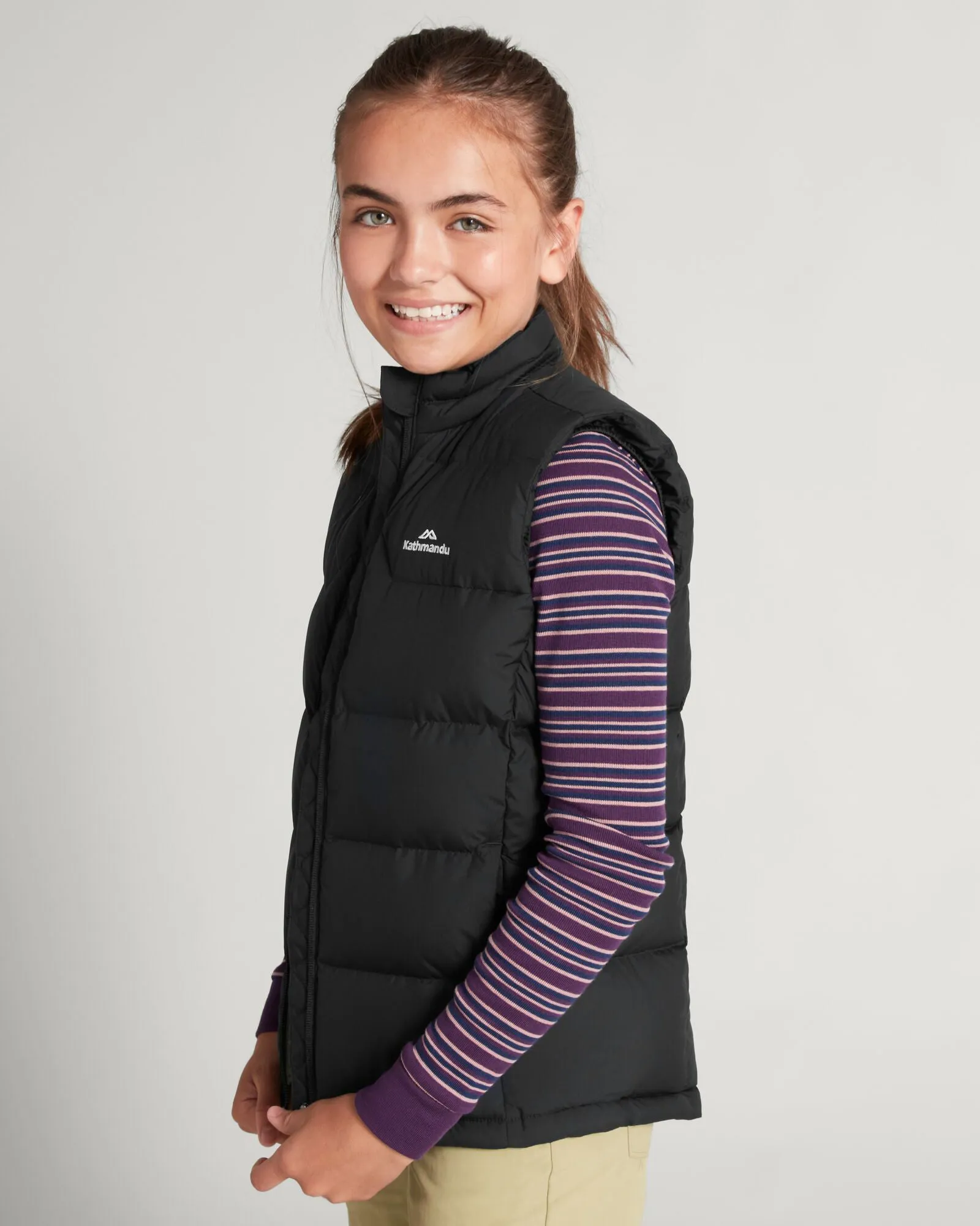 Girls' Epiq Down Vest - Black