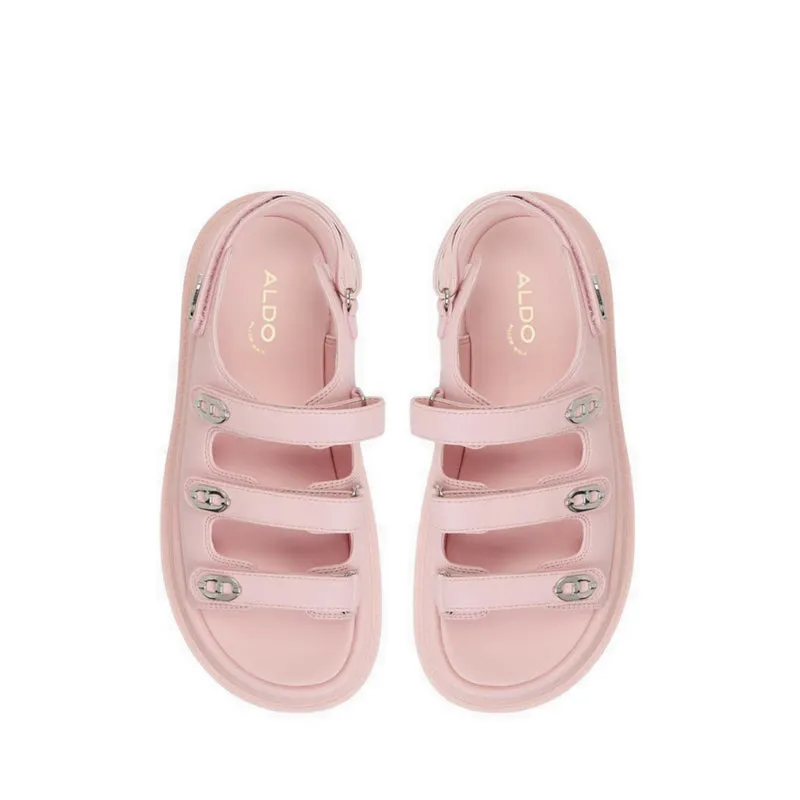 HALENDAR FOOTBED SANDALS - LIGHT PINK
