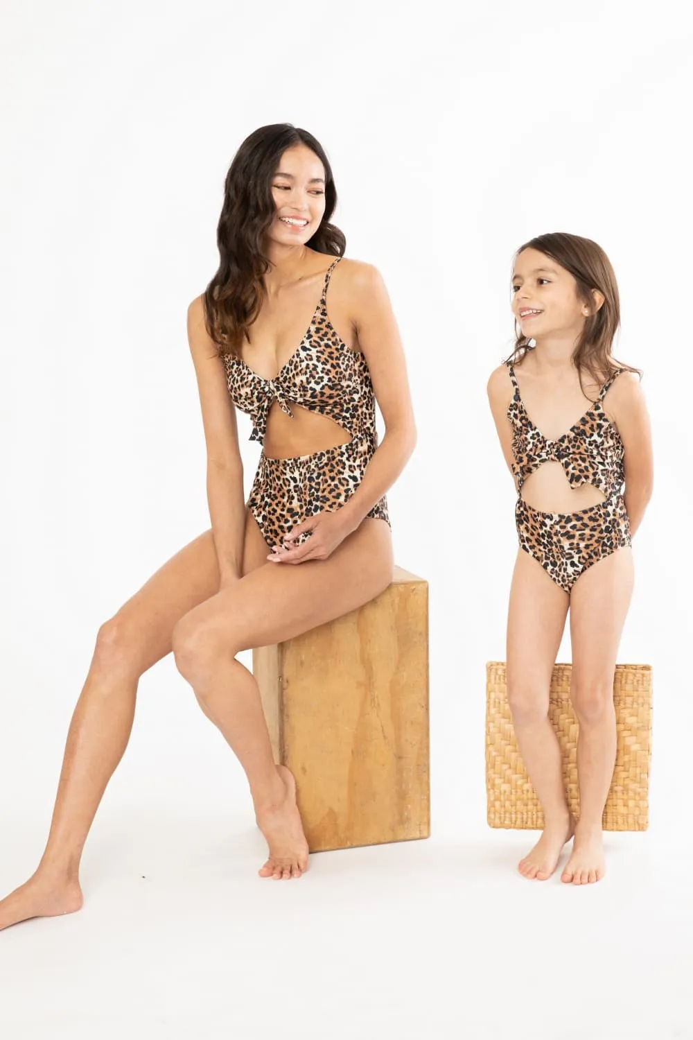 Hazel Blues® | Lost At Sea Cutout One-Piece Swimsuit: Youth