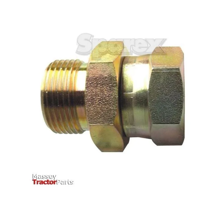 Hydraulic Adaptor 1'' BSP Male x 1'' BSP Swivel Female | Sparex Part No.S.14129
