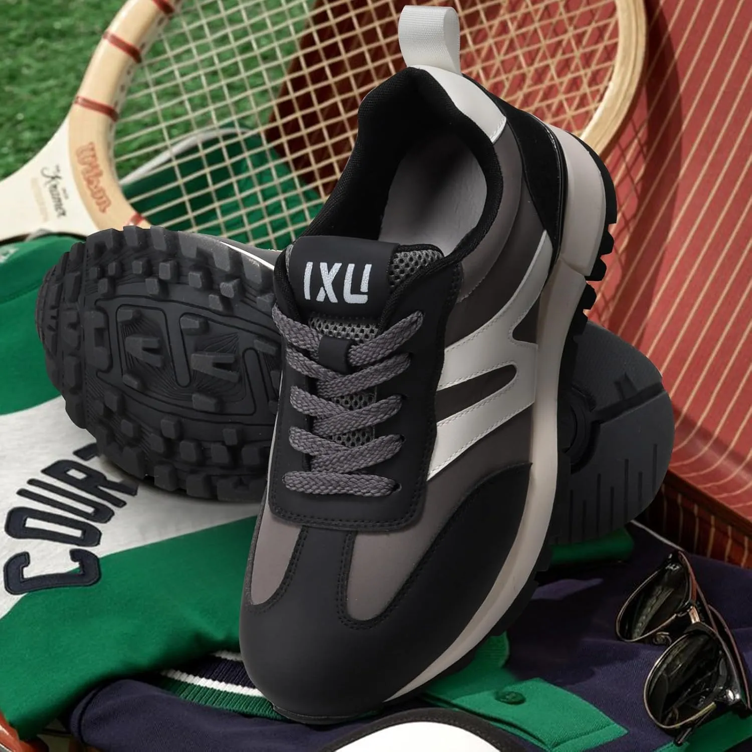 IXU 2025 Sneakers for Women Casual Walking Shoes Comfortable Tennis Running Fashion Shoes Fall Shoes 2025