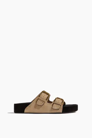 Lennyo Sandal in Light Beige