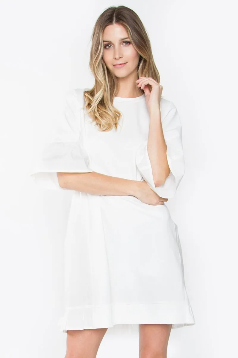 Lukas Knit Poplin Dress