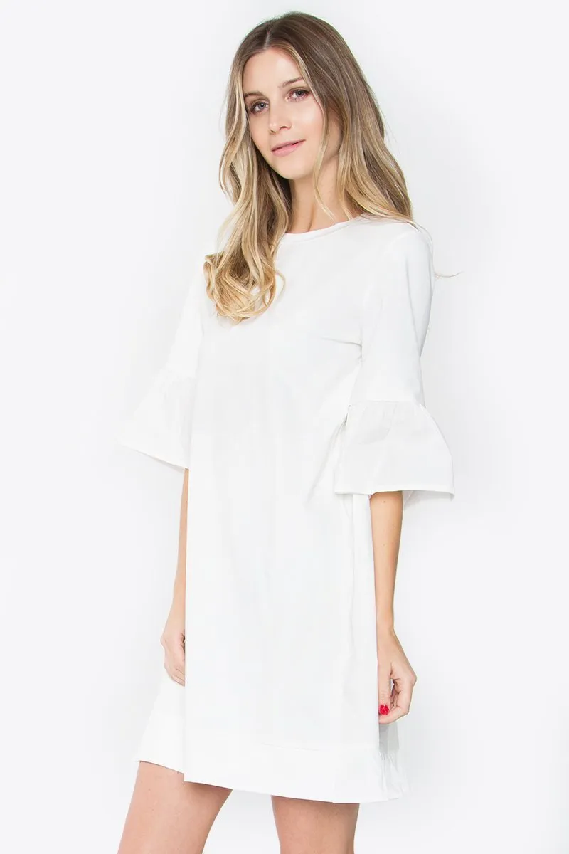 Lukas Knit Poplin Dress