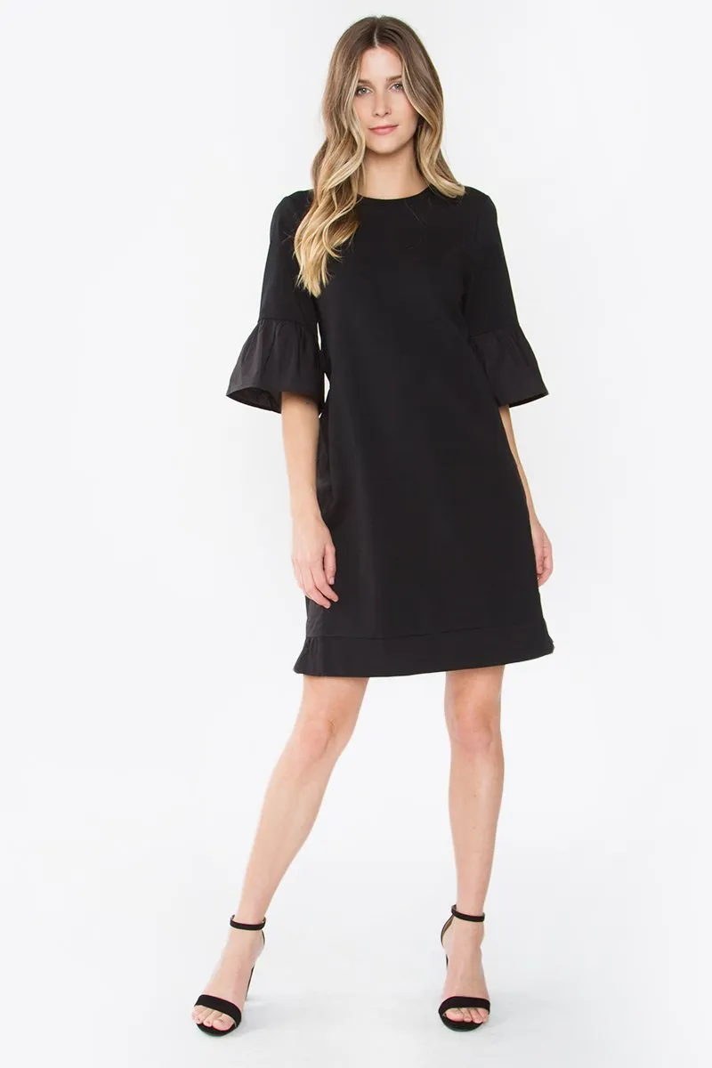 Lukas Knit Poplin Dress