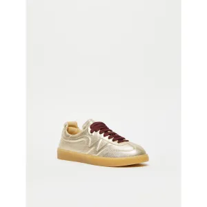 Max Mara Weekend PACOGOLD Gold Leather Sneakers