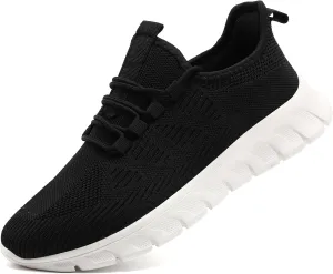 Men Tennis Shoes Running Shoes - Gym Sneakers Shoes Walking Workout Shoes Non Slip Walking Athletic Slip on Breathable Mesh Comfortable Lightweight Casual Fashion Sports Shoes