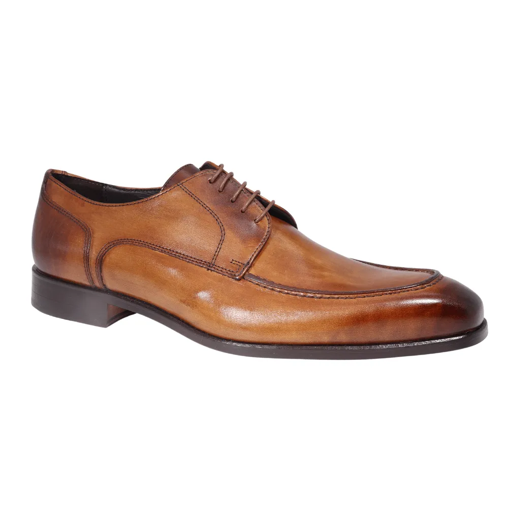 Men's Derby Calf Leather Tan (MER7317)