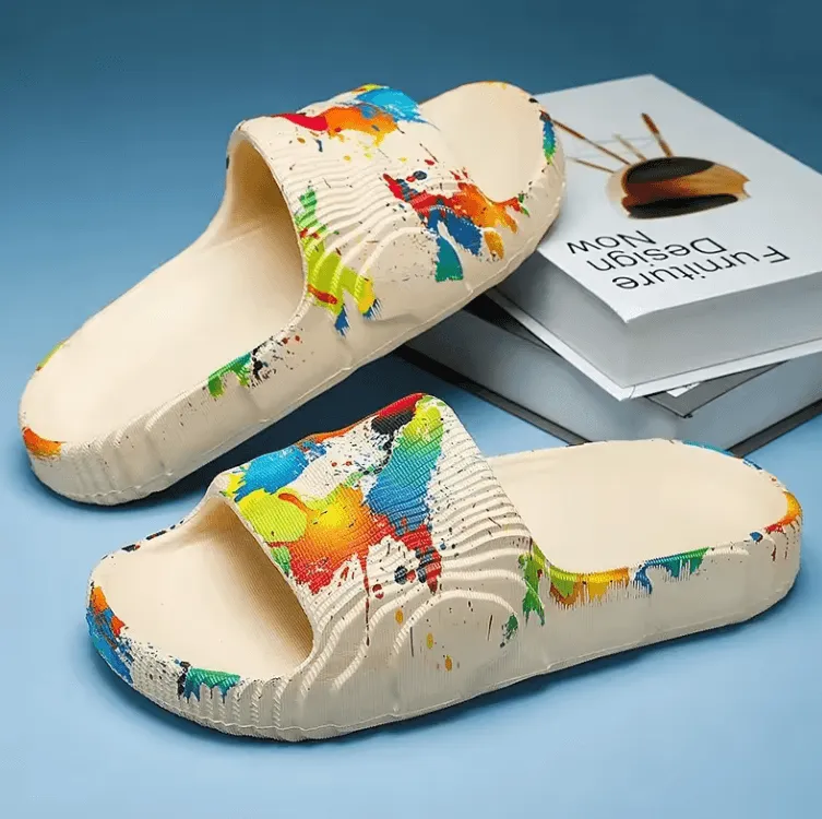 Men’s Summer Slippers – Creative Non-Slip Beach & Indoor Casual Slides