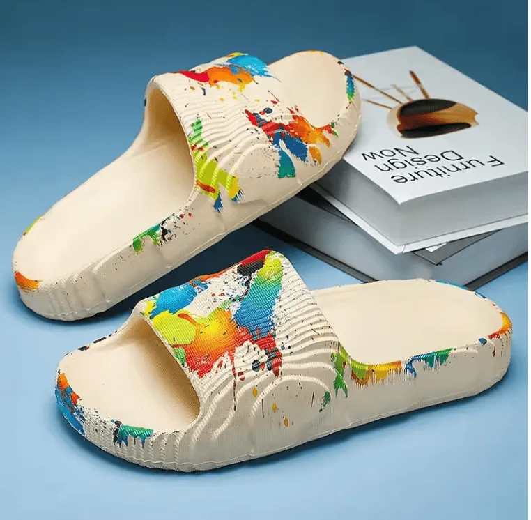 Men’s Summer Slippers – Creative Non-Slip Beach & Indoor Casual Slides