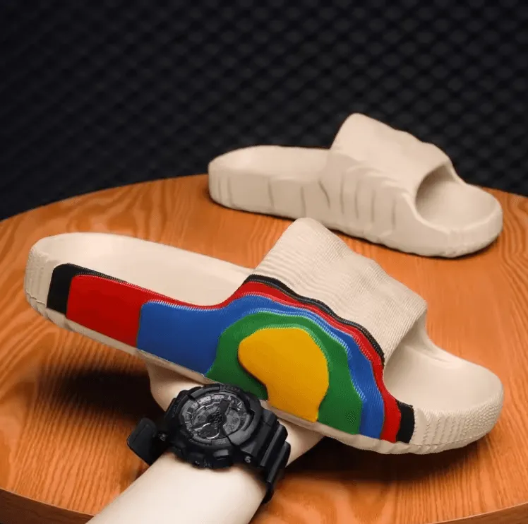 Men’s Summer Slippers – Creative Non-Slip Beach & Indoor Casual Slides