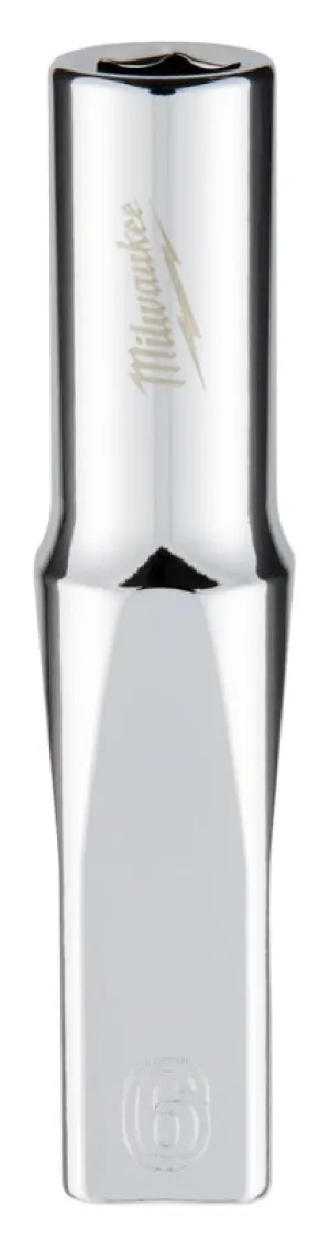 Milwaukee 45-34-9044 Socket, 6 mm Socket, 1/4 in Drive, 6-Point, Chrome Vanadium Steel, Chrome :CD: QUANTITY: 1