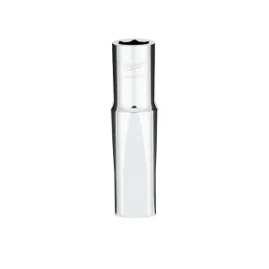 Milwaukee 45-34-9137 - 1/2 in. Drive 13MM Metric 6-Point Deep Socket with FOUR FLAT™ Sides
