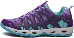 MIOKE Women's Lightweight Mesh Hiking Shoes Outdoor Running Trail Hiker Non-Slip Climbing Backpacking Shoes