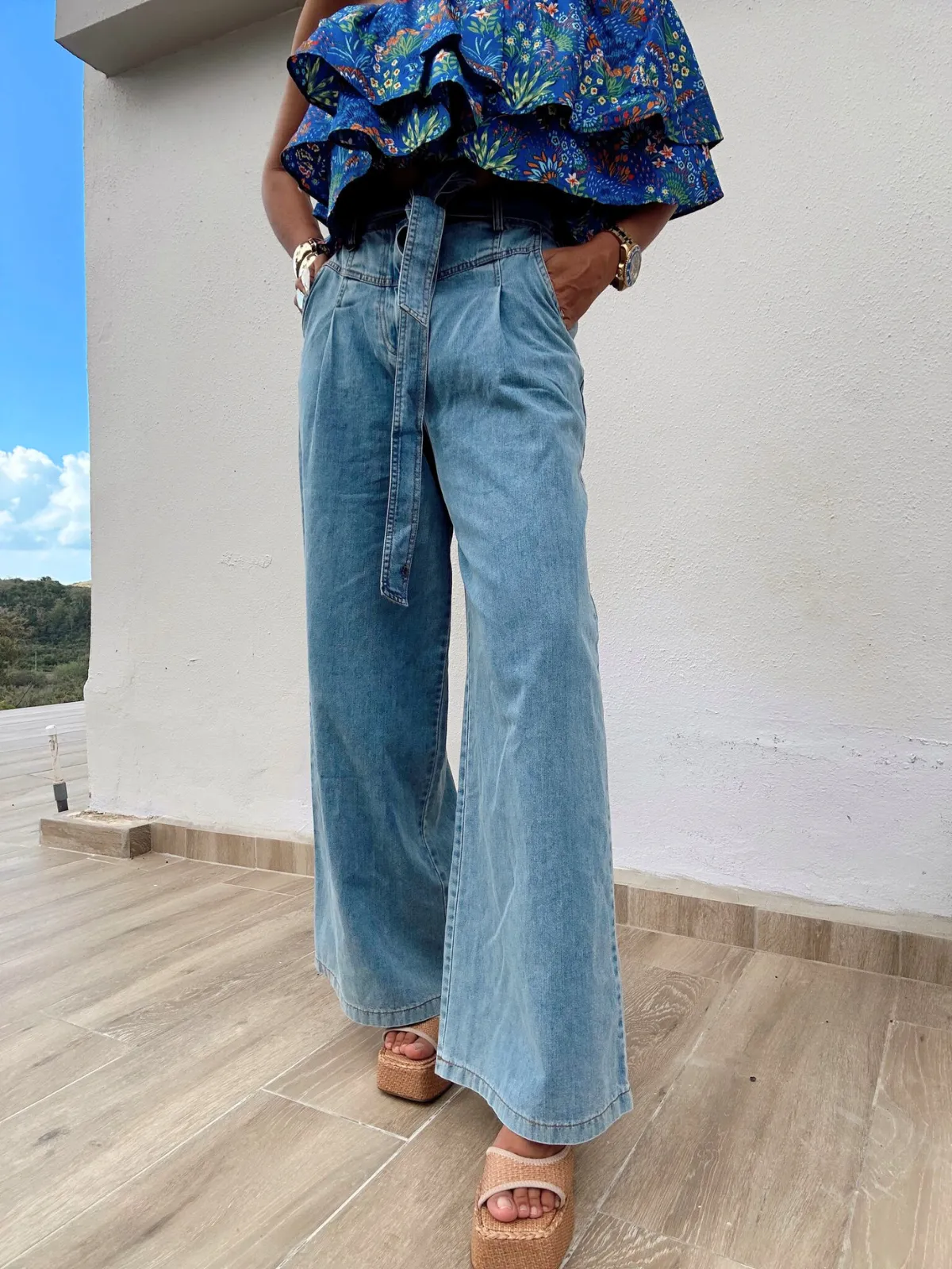 Natalia Denim Pants
