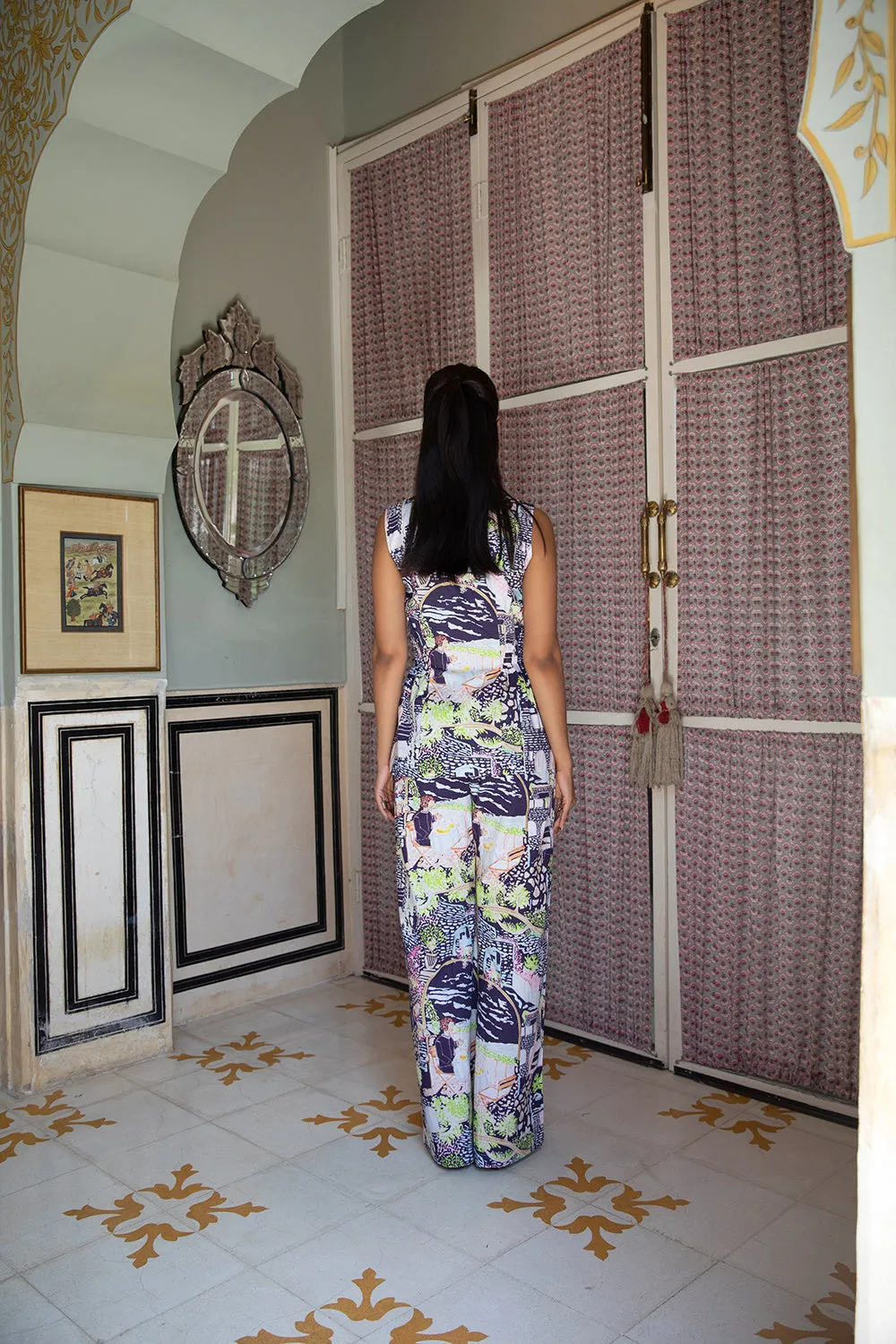 Out Of Office Co-Ord Set In Fira Print
