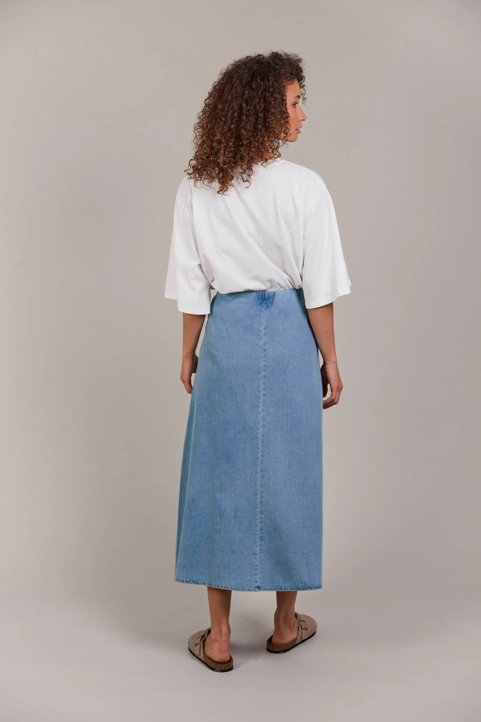 Pepi Denim Midi Skirt Denim