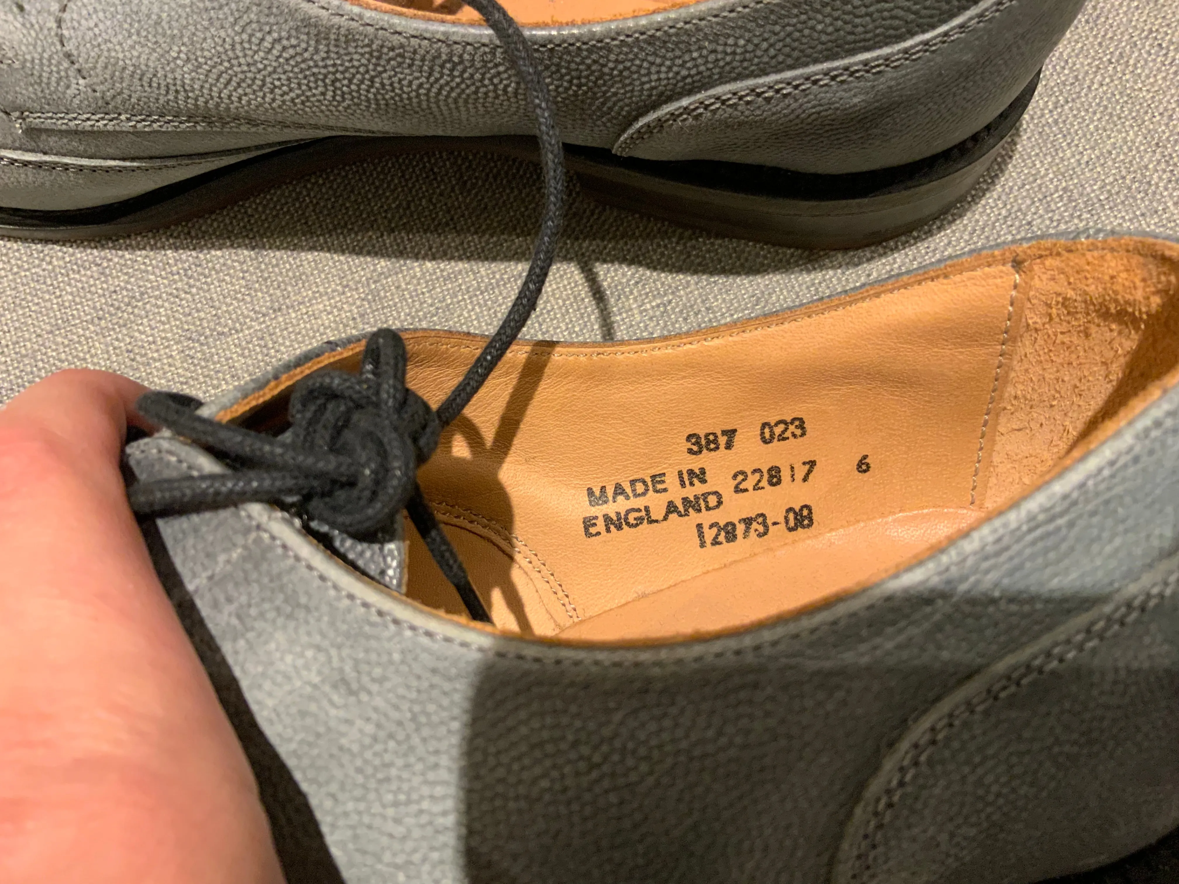 POETRY Made in England Leather Round-Toe Oxford Lace Up Shoes Size 39 US 9 UK 6 ladies