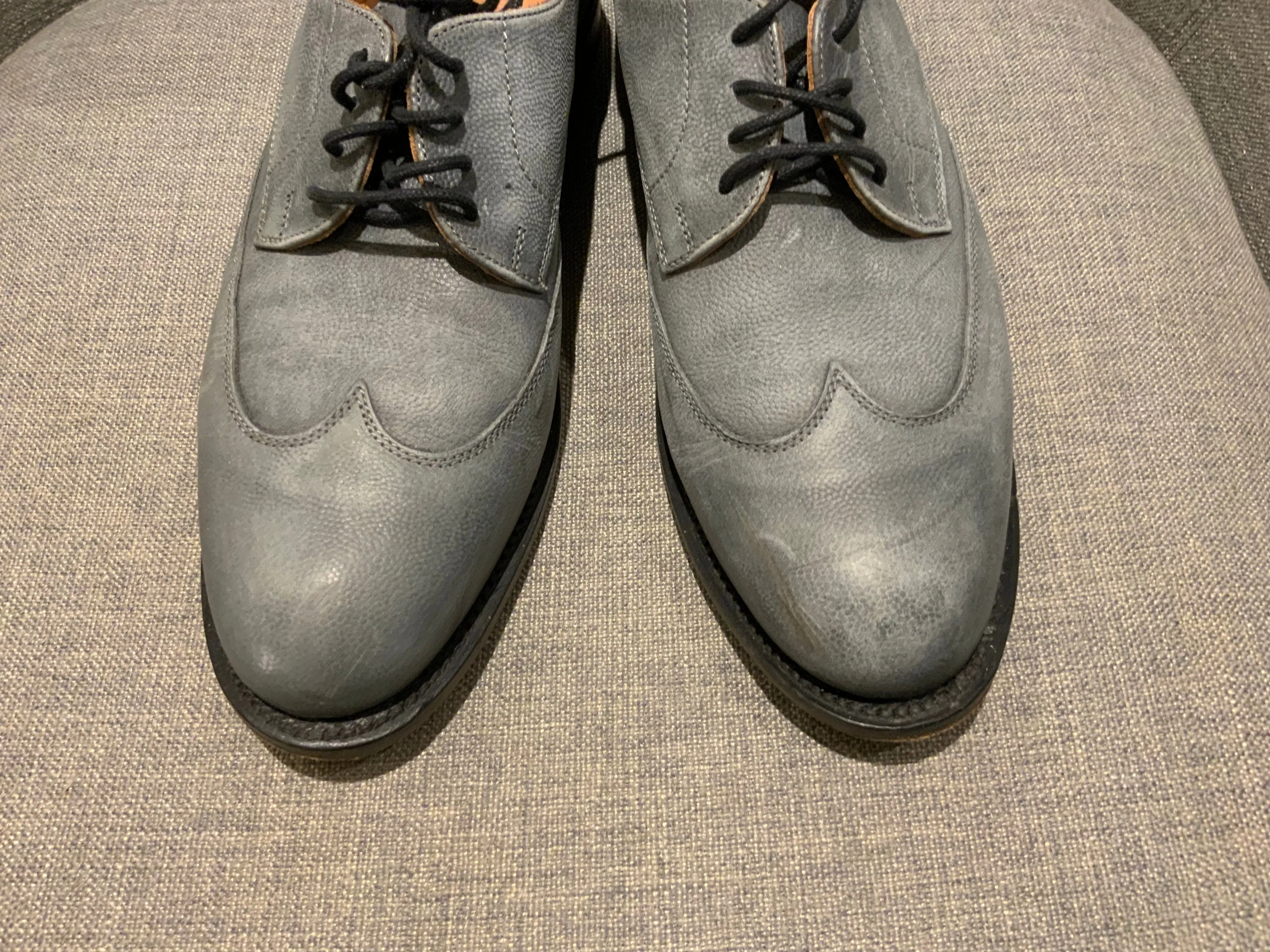 POETRY Made in England Leather Round-Toe Oxford Lace Up Shoes Size 39 US 9 UK 6 ladies