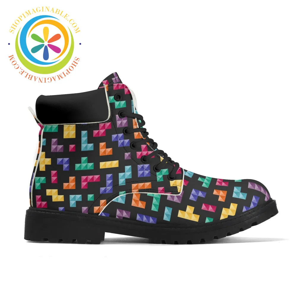 Retro Tetris Women's Boots