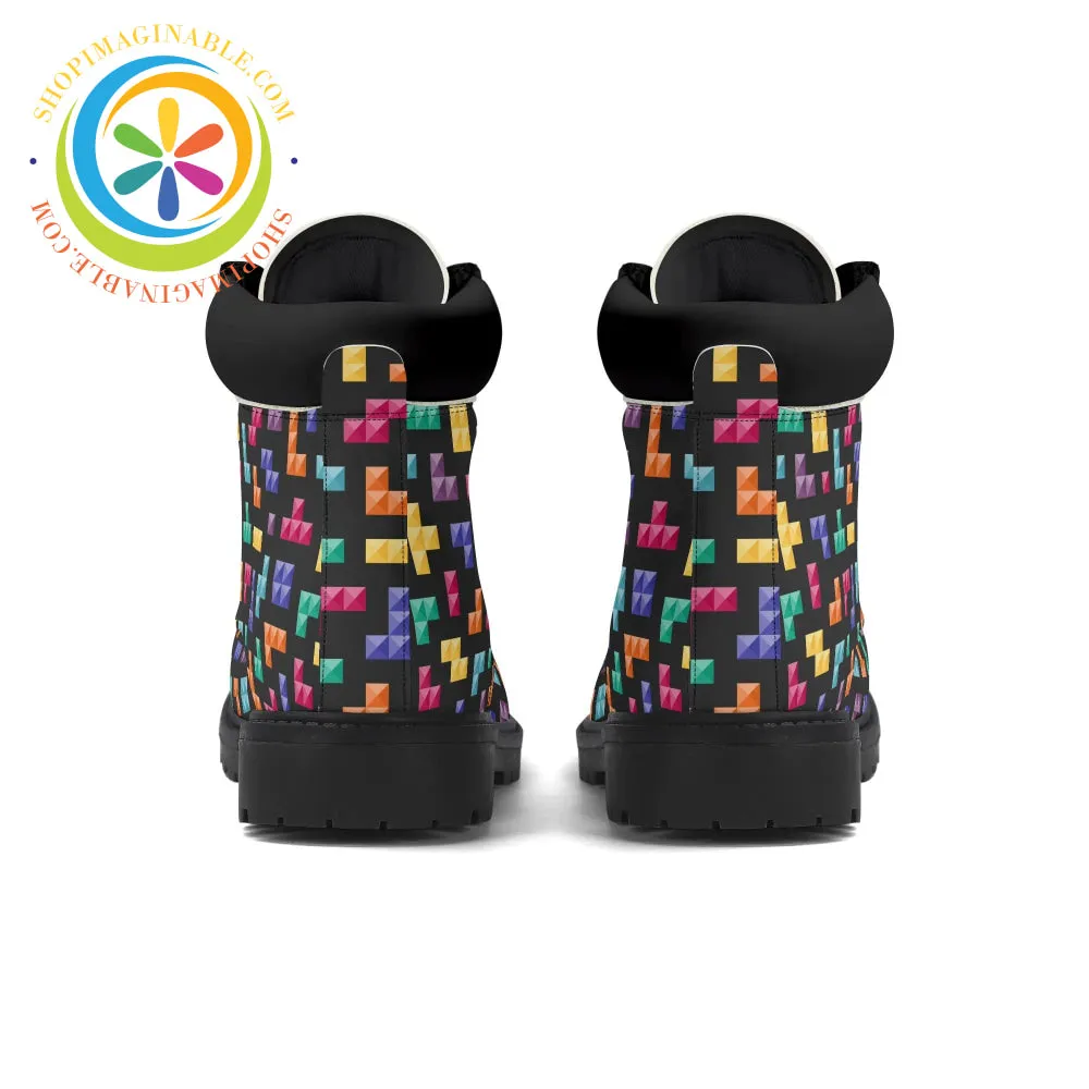 Retro Tetris Women's Boots