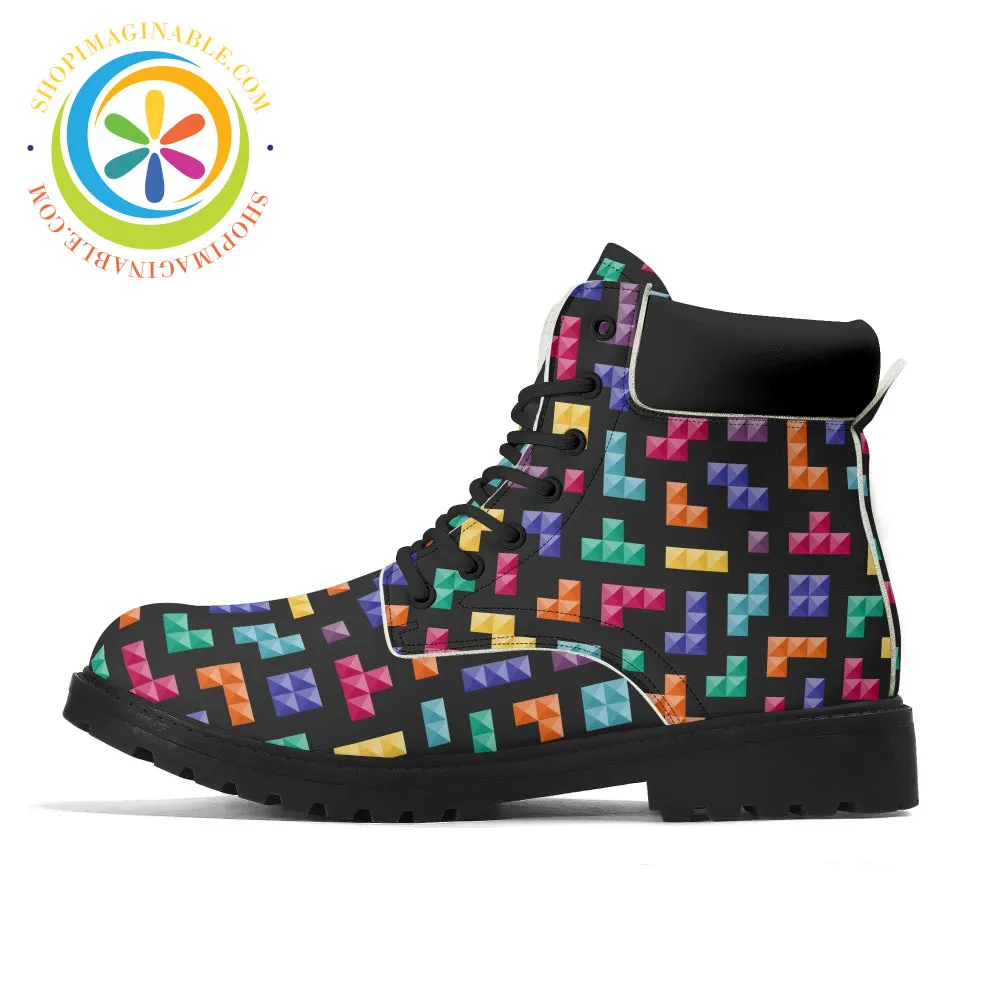 Retro Tetris Women's Boots