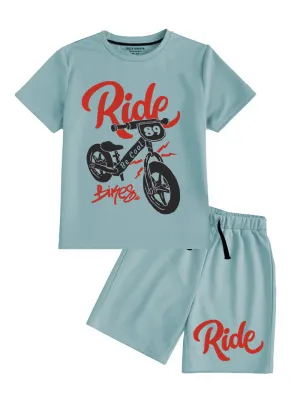 Ride Bikes Stylish cotton shorts Set For Boys